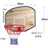 Cesta Tabela de Basquete Infantil 40cm Retrátil Aro Mini Rede para Porta Parede Jogo Esporte Diversã - 5