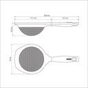 Ver imagem 3 de Peneira Tramontina Verano com Cabo de Polipropileno Vermelho 13 Cm Tramontina