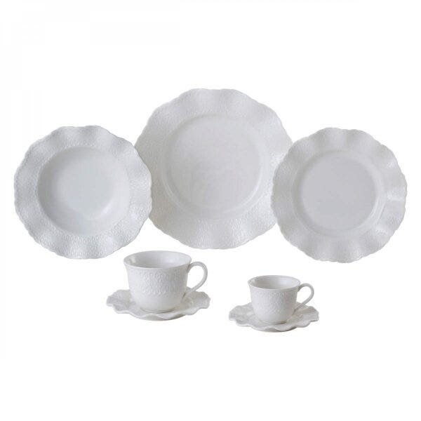 Aparelho de Jantar Porcelana 42 Peças Princess Lyor - 1