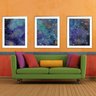 Quadro arte canvas 30x66 universo colorido mod 116 - 2