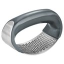 Ver imagem 1 de Triturador Espremedor De Alho Manual Com Pressão Em Inox - Cinza