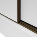 Ver imagem 4 de Guarda Roupa Saion 3 Portas sem Espelho com Pés - Lopas Branco