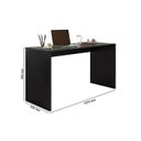 Ver imagem 4 de Escrivaninha Mesa Escritório Gávea Office 127cm Preto