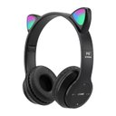 Ver imagem 1 de Fone De Ouvido Orelha De Gato Gatinho Cat Bluetooth 5.0 Ear Com Led Rgb Cat Headset