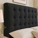 Ver imagem 1 de Cabeceira Ana Estofada Boucle p/ Cama Box Solteiro 90cm Quarto