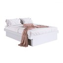 Ver imagem 2 de Cama Queen Bogotá com Baú Articulável Branco - Art In Móveis
