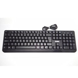 Teclado MaxPrint ABNT2 PS2 Preto - Ref.60808-8 - 1