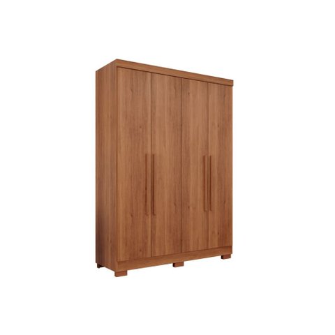 Guarda Roupa Solteiro 4 Portas Recife Salleto Cinamomo