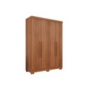Ver imagem 1 de Guarda Roupa Solteiro 4 Portas Recife Salleto Cinamomo