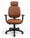 Ver imagem 2 de Cadeira Escritório Ergonômica NR17 Giratória Back System Executiva Diretor Apoio Cabeça Regulável