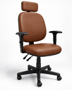 Ver imagem 1 de Cadeira Escritório Ergonômica NR17 Giratória Back System Executiva Diretor Apoio Cabeça Regulável
