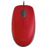 Mouse Logitech Silent M110 Vermelho 1000dpi - 4