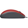 Mouse Logitech Silent M110 Vermelho 1000dpi - 2