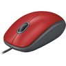 Mouse Logitech Silent M110 Vermelho 1000dpi - 3