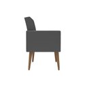 Ver imagem 5 de Design Exclusivo na Sala de Espera: Kit 3 Poltronas Capitonê Cinza-escuro