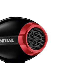 Secador de Cabelos Mondial Turbo Color Red SC-41 Preto 127V - 3
