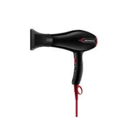 Secador de Cabelos Mondial Turbo Color Red SC-41 Preto 127V - 1
