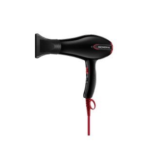 Secador de Cabelos Mondial Turbo Color Red SC-41 Preto 127V