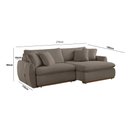 Ver imagem 2 de Sofá Cama 270 Cm Braço 15 Cm Retrátil e Reclinável Inova Meu Sofá Online