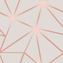 Ver imagem 3 de Papel De Parede Adesivo Geométrico Zara Rosê Cinza