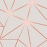 Papel De Parede Adesivo Geométrico Zara Rosê Cinza - 3