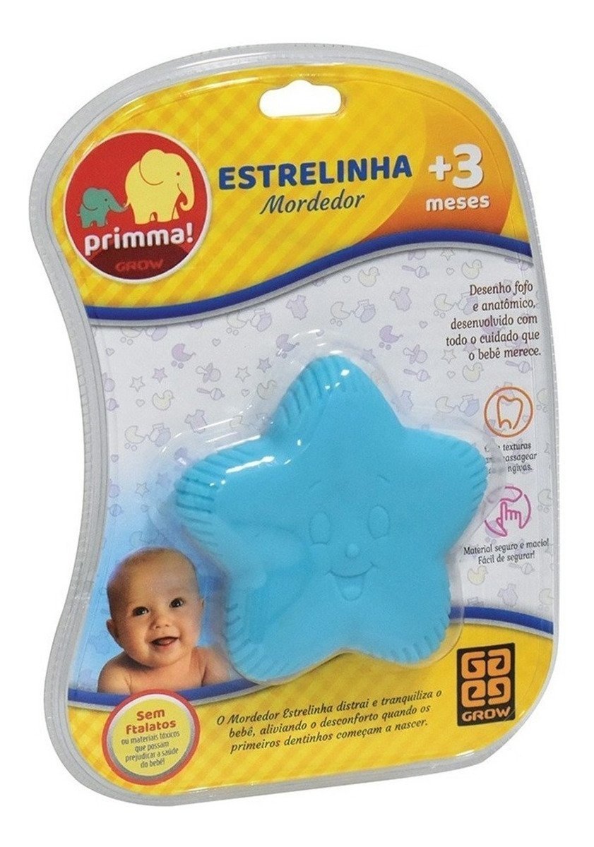 Mordedor para Bebê Macio Estrelinha Grow - 03423 - 2