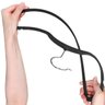 Kit 50 Cabide Veludo Slim Antideslizante Ultra Fino Preto - 9