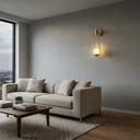 Ver imagem 3 de Arandela Luminária de Parede Moderno Elegante Gota Globo Vidro 12cm Decoração Iluminação Casa