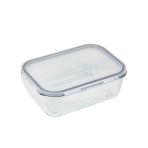 Pote Refratário Retangular com Tampa 1,7 Litros Mor Glass