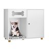 Aparador Pet Dog Branco Ac/Branco Ac - 1