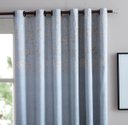 Ver imagem 3 de Cortina Estampada com Blackout Sala e Quarto Belem 260x240 - Azul