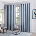 Ver imagem 4 de Cortina Estampada com Blackout Sala e Quarto Belem 260x240 - Azul