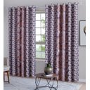 Ver imagem 1 de Cortina Para Sala e Quarto Estampada Cuiaba 500x250 Sultan:Marrom