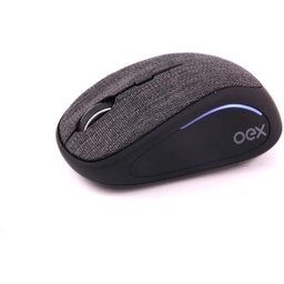 MOUSE BLUETOOTH E WIRELESS 1600 DPI OEX TINY MS601 - CINZA - 1