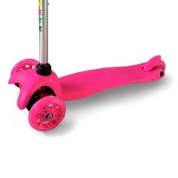 Patinete Spin Infantil 3 Rodas Com Luzes Rosa - PATC01/R - 3
