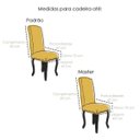 Ver imagem 3 de Capa de Cadeira Master Estampada Botanica Sultan