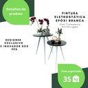 Ver imagem 4 de Mesinha Lateral De Canto Para Sala e Quarto Redonda B.P