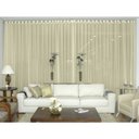 Ver imagem 1 de Cortina Voil Perola Sala Quarto 6,00x2,80 Ilhós Cromado