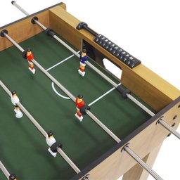 Mesa Pebolim Futebol Totó 121x61 Infantil com Pé Alto 22 Jogadores Bolinha Placar Brinqway Bw-113 - 4