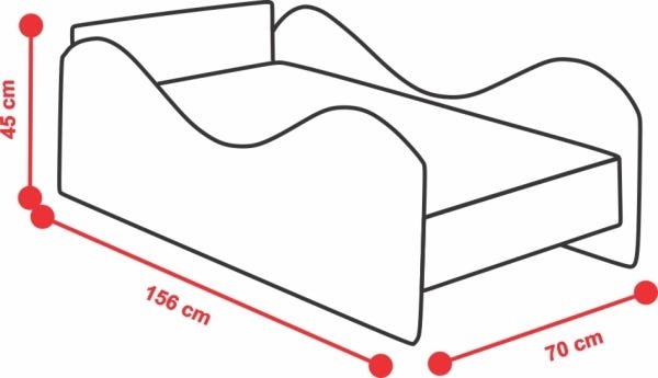 Cama Infantil Carruagem Bela, Móveis de Menina - 2