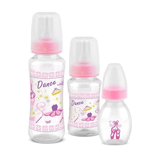 KIT MAMADEIRA CINTURADA COM BICO EM SILICONE - 240/140/60ml - 2