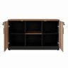 Armário para Escritório 120x72cm Multiuso Baixo com Chave 25mm Credenza Espresso Móveis - 9