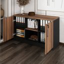 Ver imagem 6 de Armário para Escritório 120x72cm Multiuso Baixo com Chave 25mm Credenza Espresso Móveis