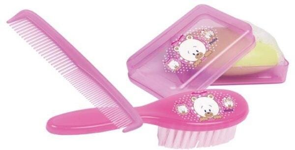 KIT PARA BANHO FILHOTES - ROSA - 2