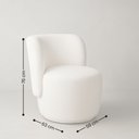 Ver imagem 3 de Poltrona Orgânica Biet Bouclé Premium - Marrom