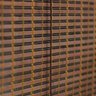 Cortina Romana em Bambu 80larg x 160alt Marrom - 3