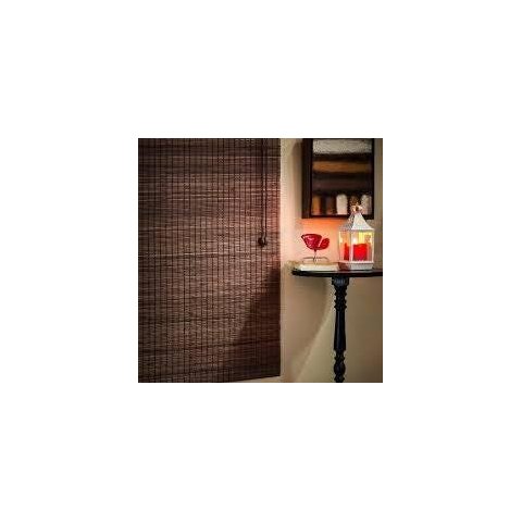 Persiana Romana Bambu 80larg x 160alt Tabaco