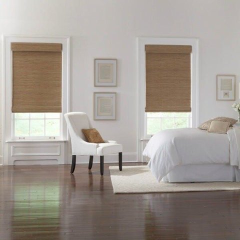 Cortinas Romana Bambu 120LARG X 220ALT Freijó