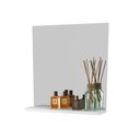 Ver imagem 2 de Espelheira para Banheiro com Prateleira 45cm BN3642 Branco - Tecno Mobili