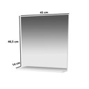 Ver imagem 3 de Espelheira para Banheiro com Prateleira 45cm BN3642 Branco - Tecno Mobili